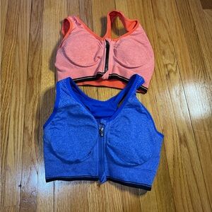 Front Zip Sports Bra Bundle (2) | Size Small